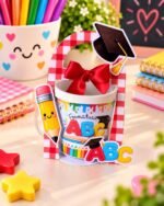 Arquivo Escolar ABC Rótulo para Caneca Acrílica - Imagem 2