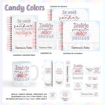 Arquivo Combo Escolar CANDY COLOR