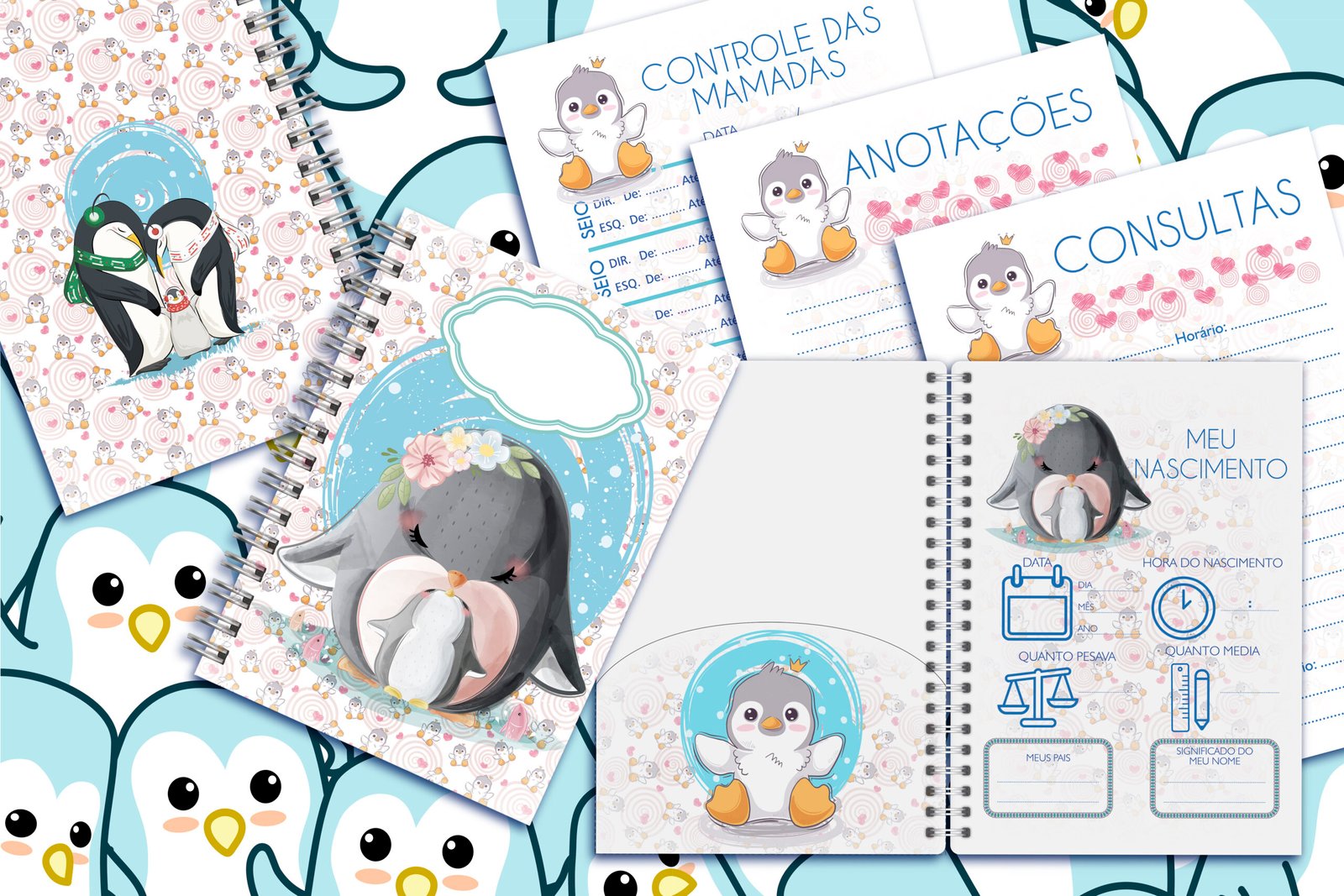 35 - PINGUIM Arquivo Caderneta PINGUIM - Imagem 1