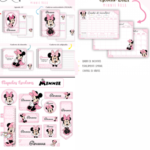 Arquivo Encadernação Baby Minnie Rosa