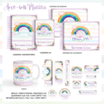 Arquivo Combo Escolar RAINBOW MENINA