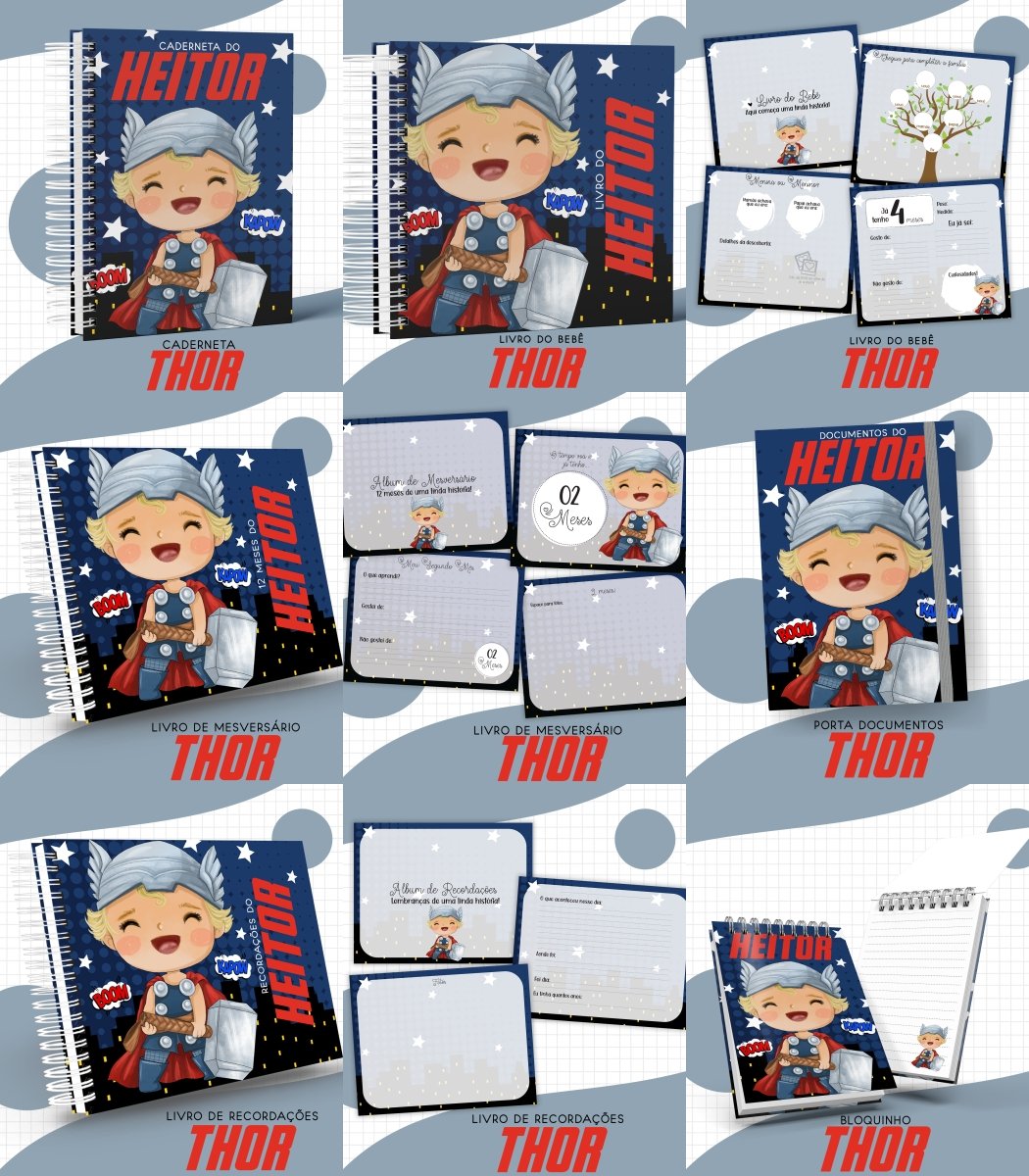 38 - Thor Baby Arquivo Encadernação Baby Thor Baby - Imagem 1