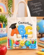 Arquivo Escolar ABC DTF Têxtil Ecobag - Imagem 3