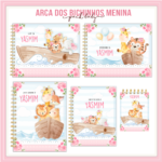 Arquivo Encadernaão Baby Arca de Noé Bichinhos