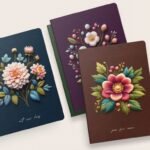 Arquivo Coleção Flores e Bordados Noite - Brochura