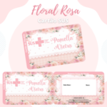 Arquivo Cartão SUS FLORAL ROSA
