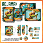 Arquivo Combo Escolar AQUAMAN