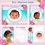 Arquivo Encadernação Baby MOANA BABY