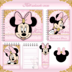 Arquivo Encadernação Baby MINNIE ROSA