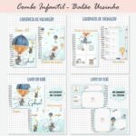 Arquivo Encadernação Baby Balão Ursinho