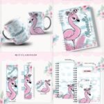 Arquivo Caderneta Teen Flamingo