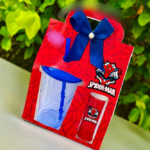Arquivo Dia das Crianças Suporte Copo e Bolha de Sabão Homem Aranha