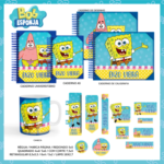 Arquivo Combo Escolar BOB ESPONJA