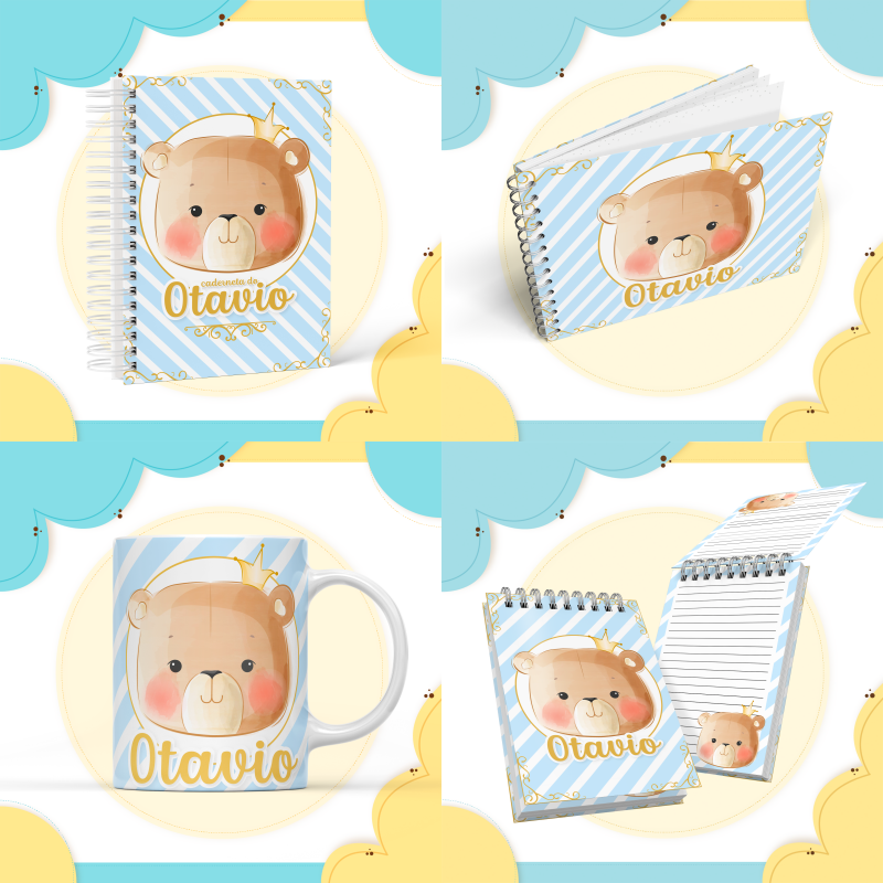 50 - Ursinho Principe Arquivo Encadernação Baby Ursinho Principe - Imagem 1