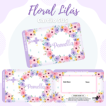 Arquivo Cartão SUS FLORAL LILAS