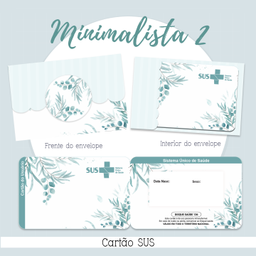 59 - MINIMALISTA 2. Arquivo Cartão SUS MINIMALISTA 2 - Imagem 1