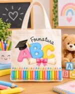 Arquivo Escolar ABC DTF Têxtil Ecobag - Imagem 2