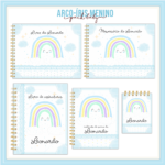 Arquivo Encadernaão Baby Arco Iris Menino