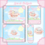 Arquivo Livro Batizado e Caderno de Oração Ovelhinha Menina