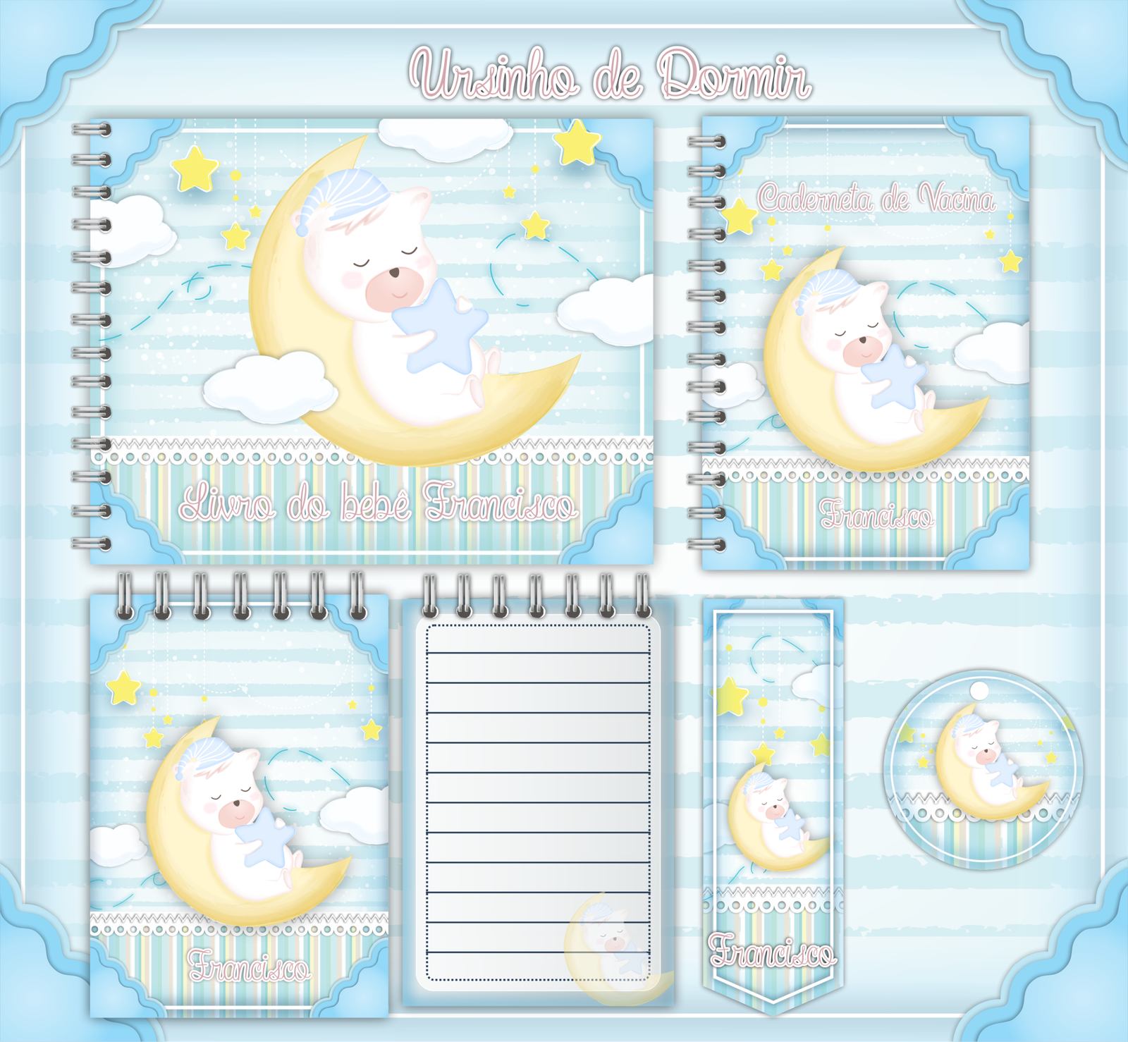 66 - URSINHO DE DORMIR Arquivo Encadernação Baby URSINHO DE DORMIR - Imagem 1