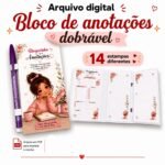 Arquivo Bloco de Anotações Dobrável