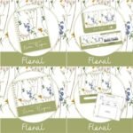 Arquivo Encadernação Baby Floral