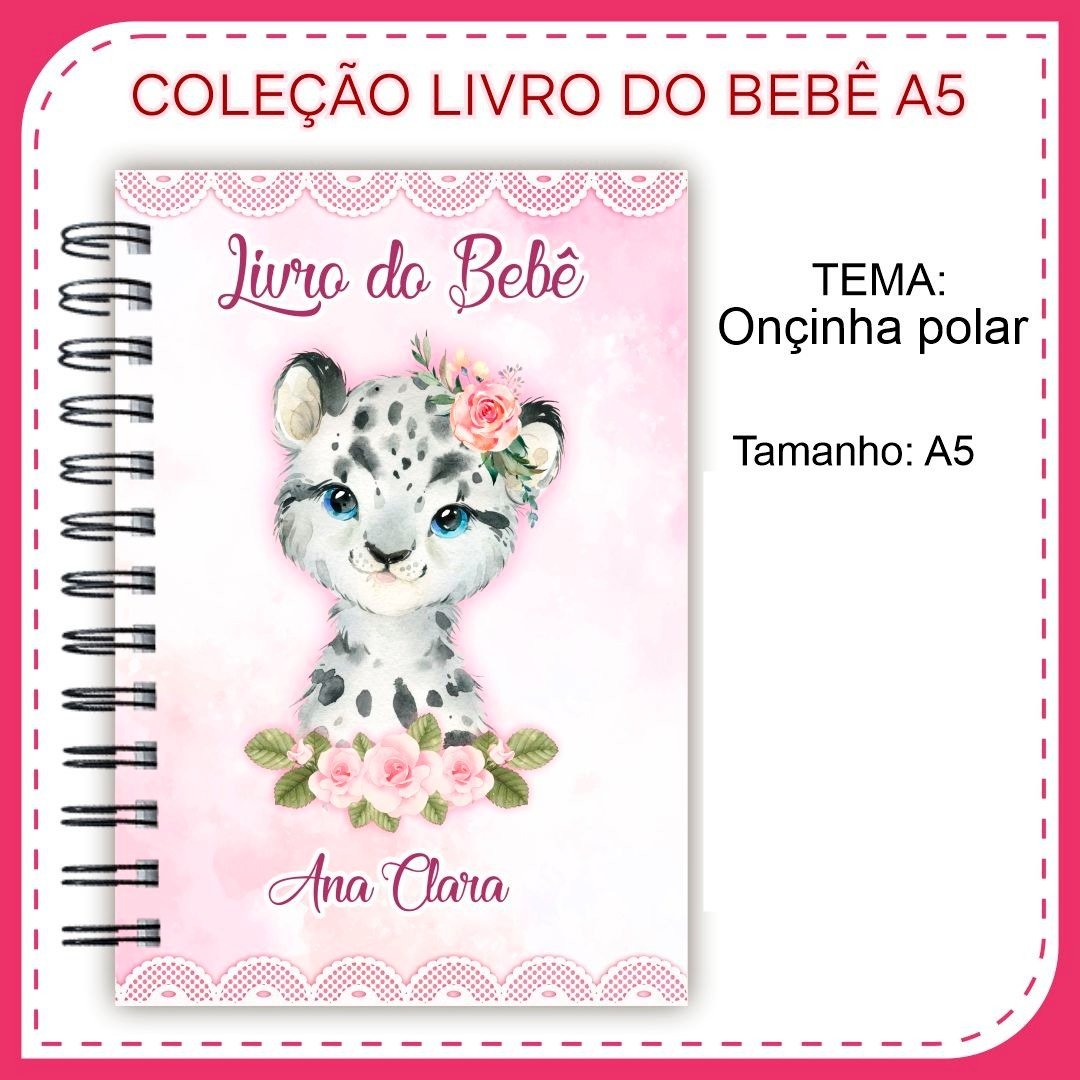 7 - ONCINHA Arquivo Capa Livro do Bebê ONCINHA - Imagem 1