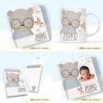 Arquivo Encadernação Baby Brinquedos Ursinho Menino