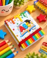 Arquivo Escolar ABC Capa Post It 75 - Imagem 2