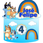 Arquivo Topo de Bolo Bluey