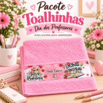 Arquivo Dia dos Professores Kit Toalhinha - Imagem 12