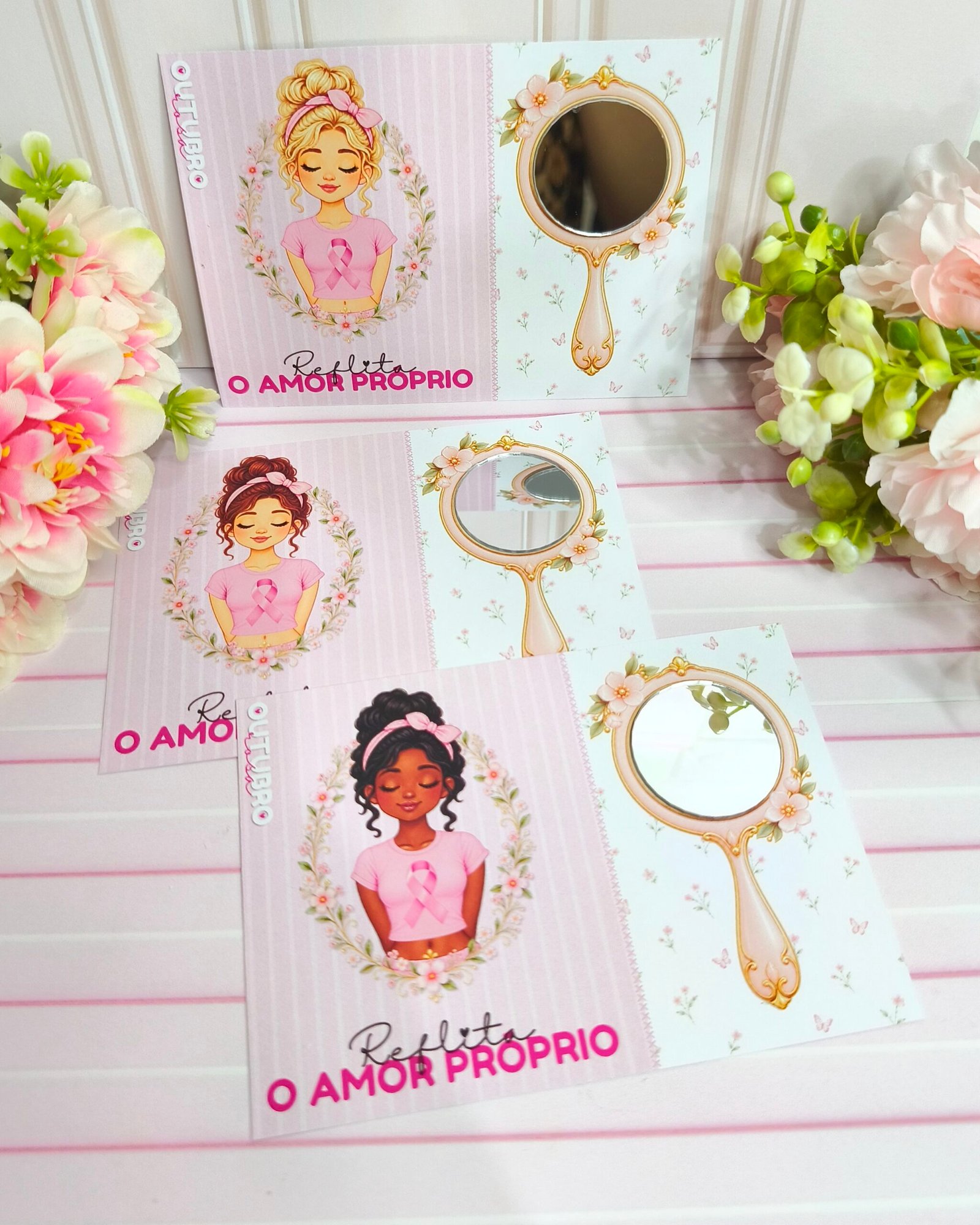 Card espelho Arquivo Outubro Rosa Card Espelho - Imagem 1