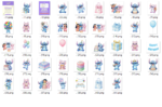 Kit Digital Stitch Happy Birthday Aquerela 2 - Imagem 6