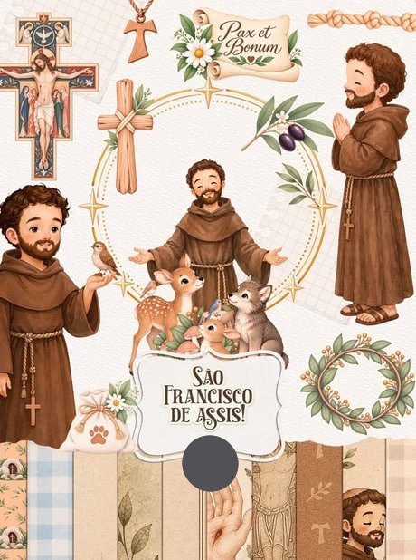 Francisco de Assis Illus Kit Digital Francisco de Assis Illus - Imagem 1