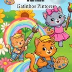 Kit Digital Gatinhos Pintores