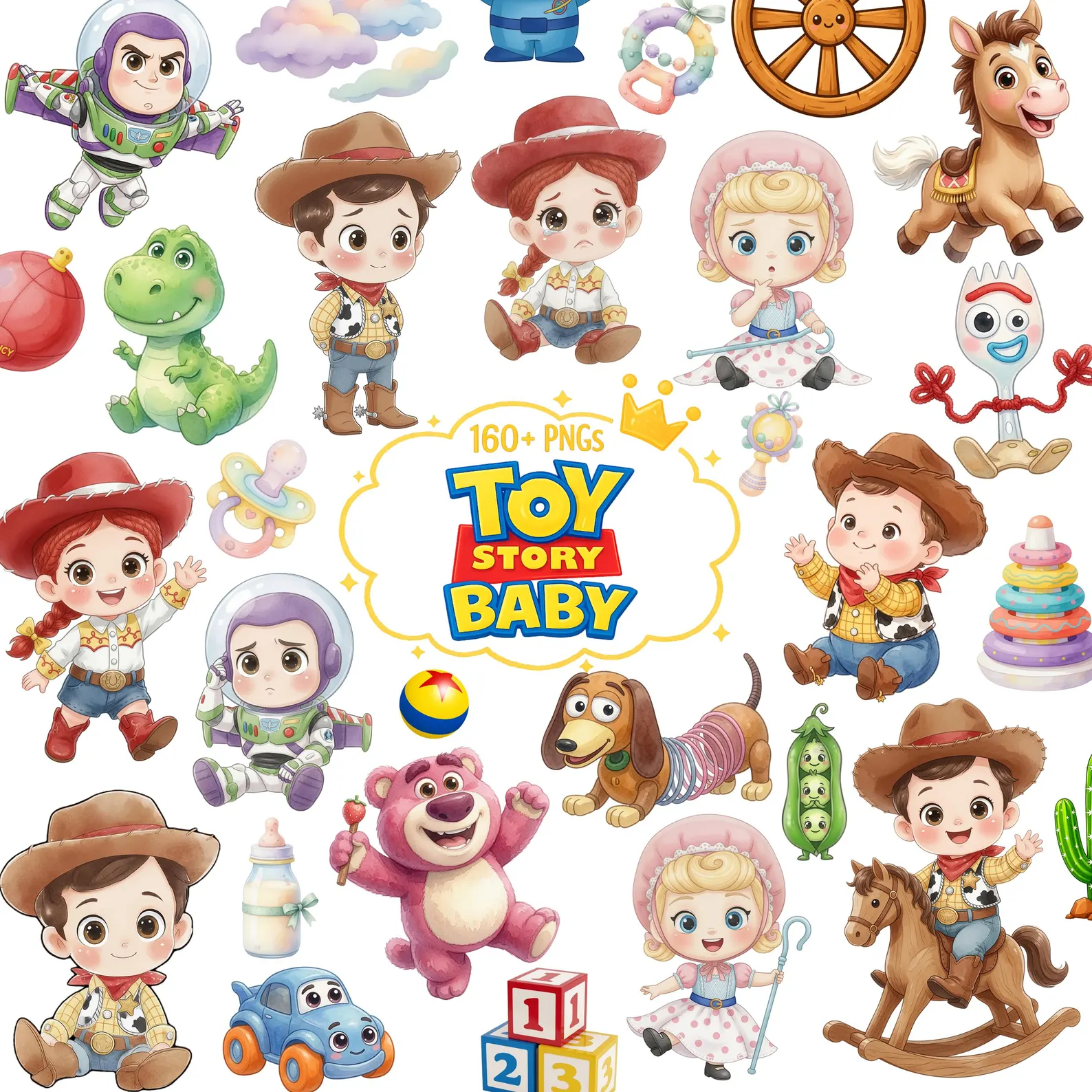 Kit Digital Bebê Toy Story Kit Digital Bebê Toy Story - Imagem 1