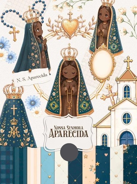 Nossa Senhora Aparecida Kit Kit Digital Nossa Senhora Aparecida - Imagem 1