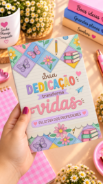 Arquivo Dia dos Professores Caderno Estilo Brochura A5 Menininhas - Imagem 2