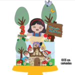Arquivo Topo de Bolo Branca de Neve