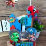 Arquivo Topo de Bolo Vingadores 3D