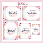 Arquivo Encadernaão Baby Floral