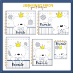 Arquivo Encadernaão Baby Ursinho Branco