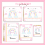 Arquivo Encadernaão Baby Arco Iris Menina
