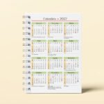 Arquivo Miolo Insert Calendario A5 2027 - 2028 - Imagem 8