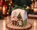 Arquivo Natal Caixa para Mini Panetone - Imagem 4