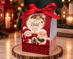 Arquivo Natal Caixa para Mini Panetone - Imagem 2