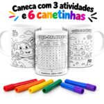 Arquivo Dia das Crianças Canecas Colorir - Imagem 5