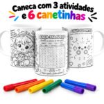 Arquivo Dia das Crianças Canecas Colorir - Imagem 6