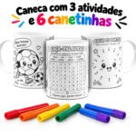 Arquivo Dia das Crianças Canecas Colorir - Imagem 9