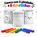 Arquivo Dia das Crianças Canecas Colorir - Imagem 11